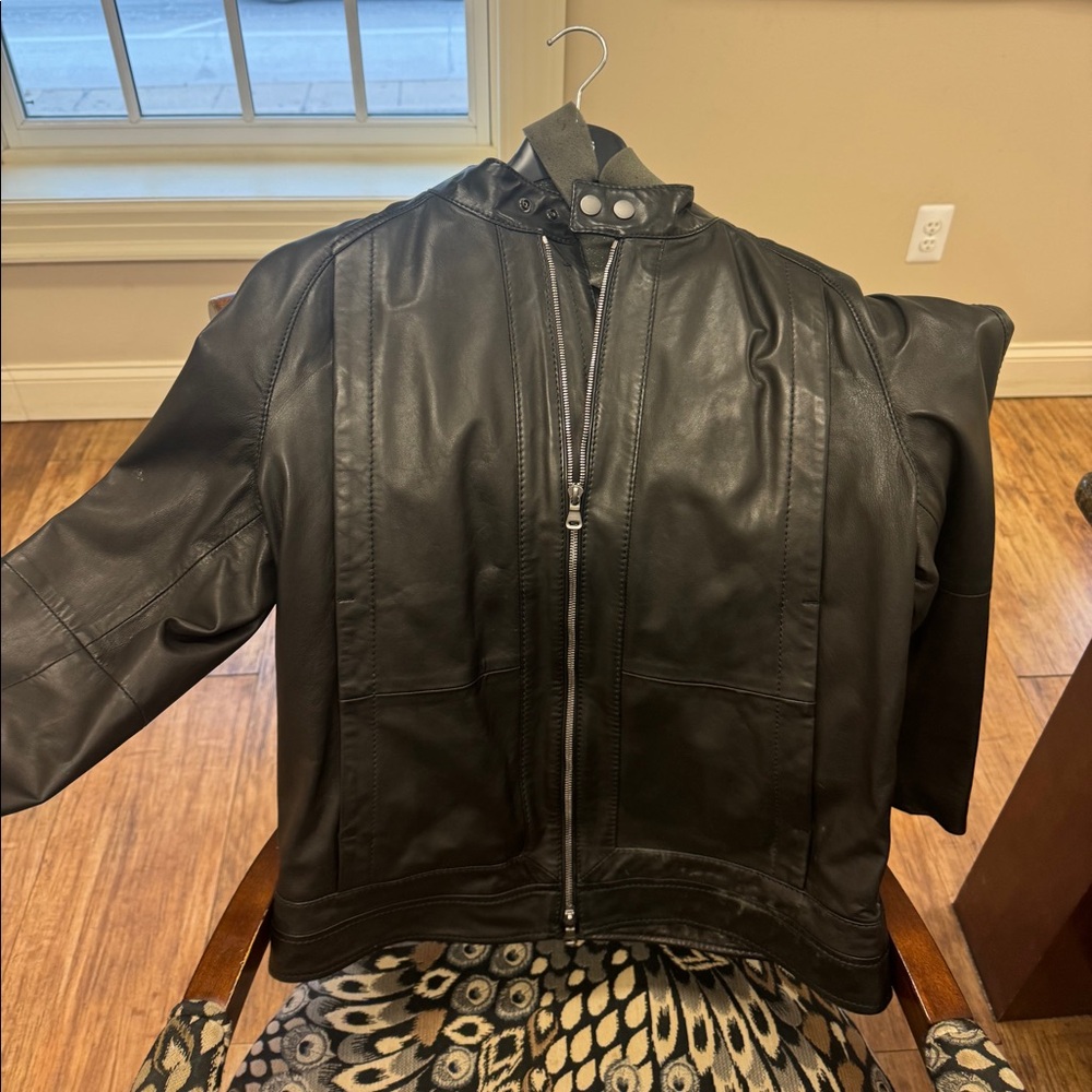 Hugo boss Mens leater jacket